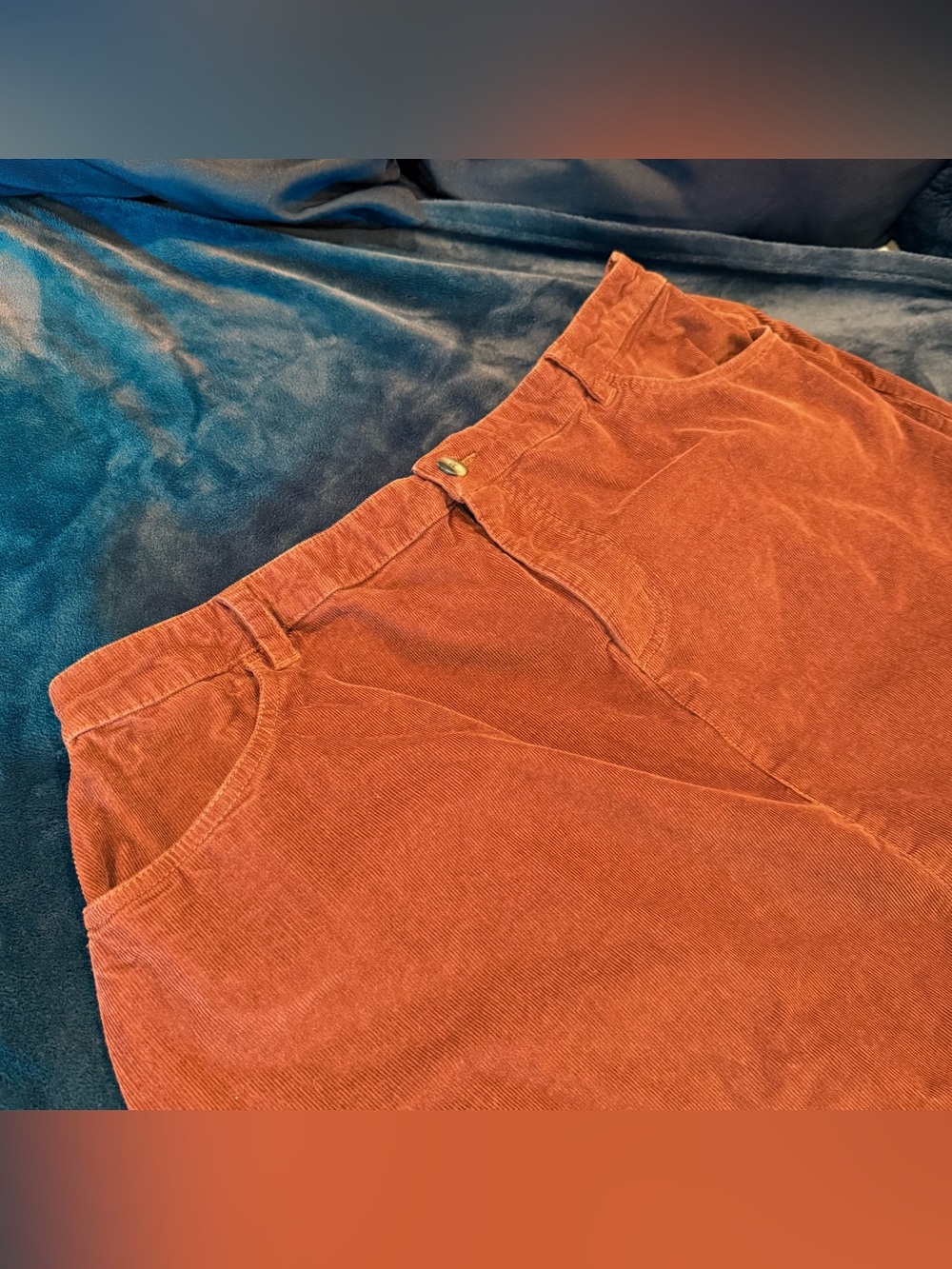 Pact Rust Corduroy Skirt - Picture 2 of 8